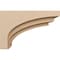Ekena Millwork 7"W x 21"D x 14"H Classic Rockford Rough Cedar Woodgrain TimberThane Corbel, Primed Tan CORUR07X21X14ROCRCPR - alternate 5